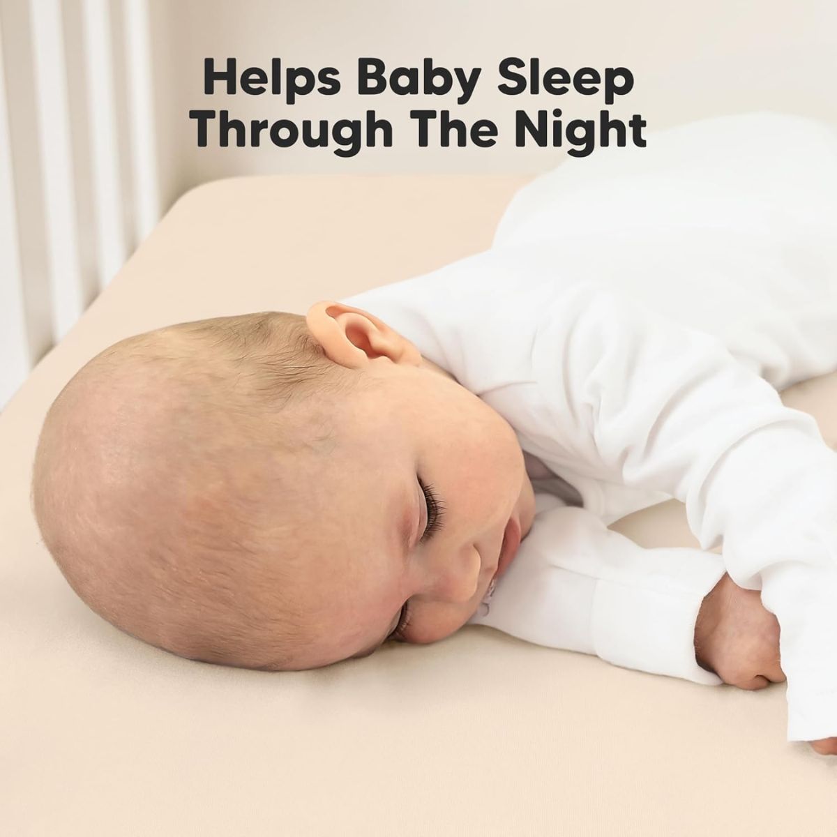 Keababies 2pk Waterproof Crib Sheets Baby Mattress Protector+ - Cameo - Soft Organic Cotton Comfort