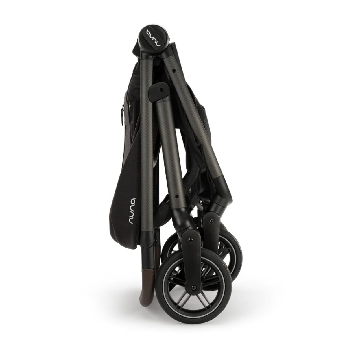 Nuna PIPA Urbn + Swiv Travel System - Caviar/Chocolate - Compact One-Hand Fold