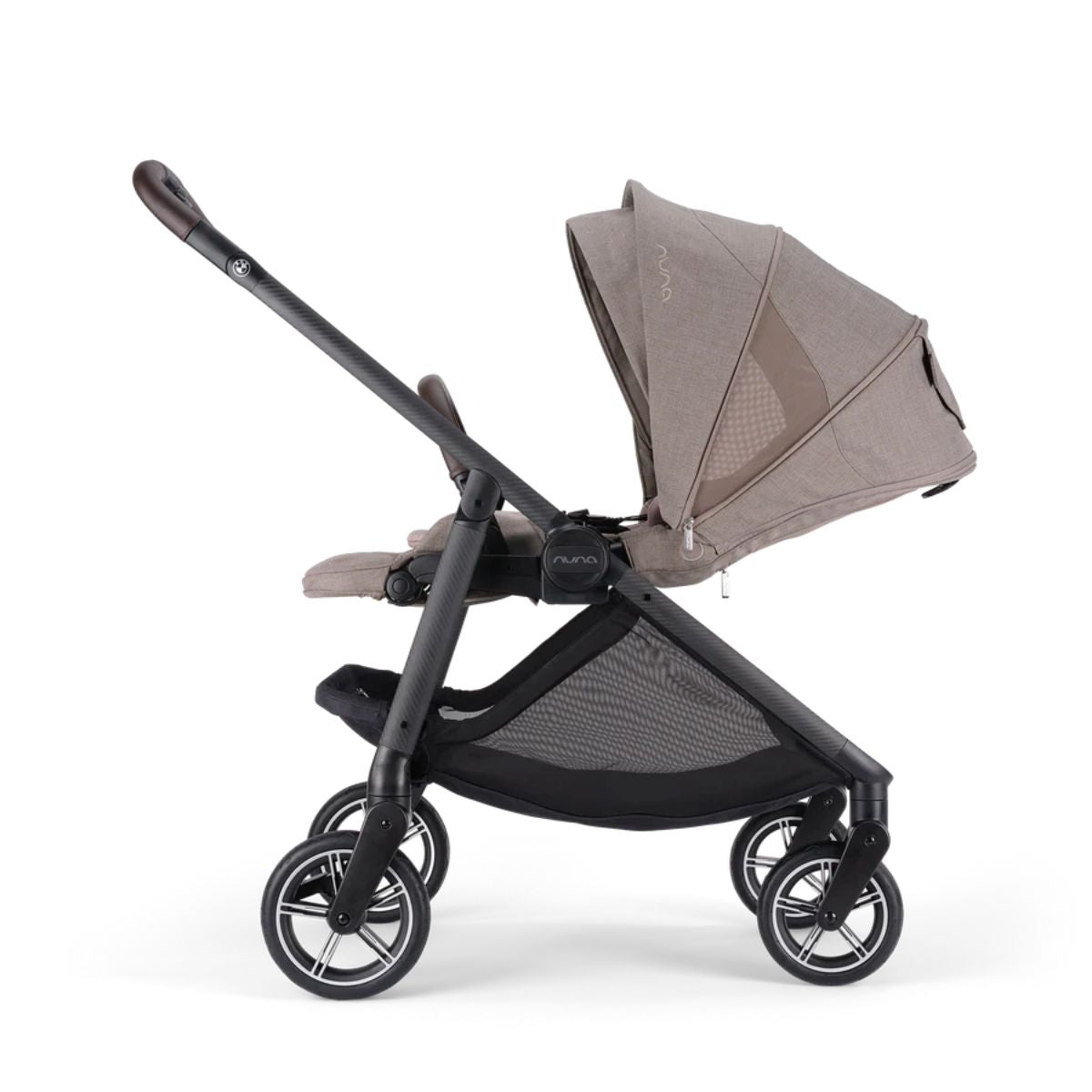 Nuna SWIV Stroller BMW Collection - Umber - Innovative 360° Swivel Wheels