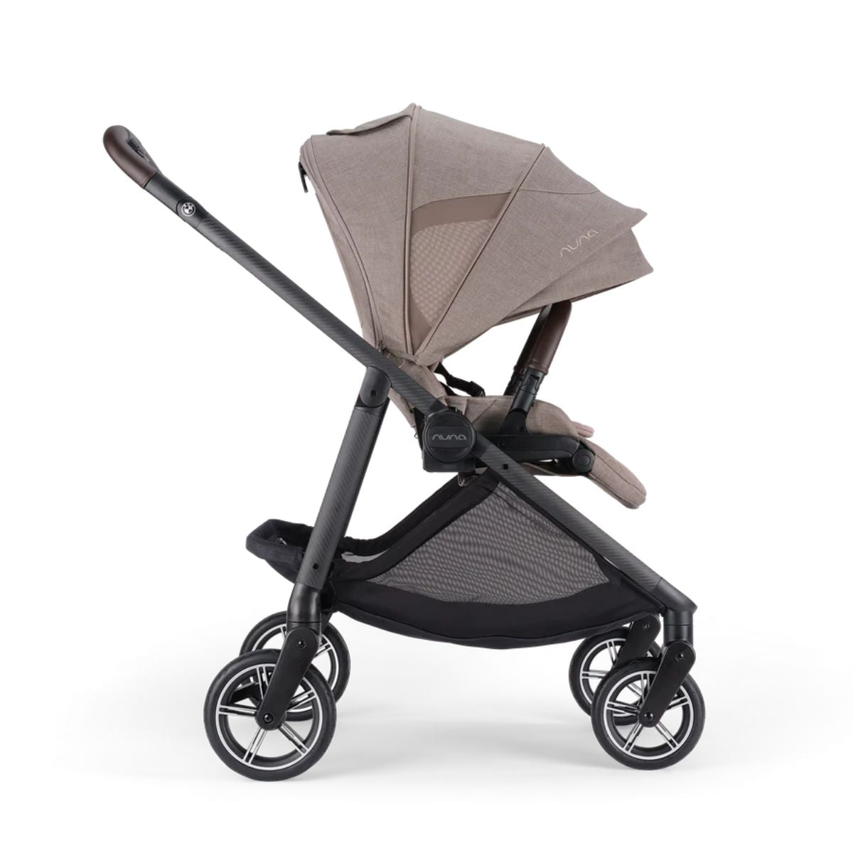 Nuna SWIV Stroller BMW Collection - Umber - Smooth Comfort & Suspension